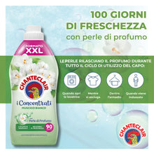 Carica l'immagine nel visualizzatore di Gallery, Chanteclair - Ammorbidente I Concentrati Muschio Bianco 8x1800ml 90 Dosi