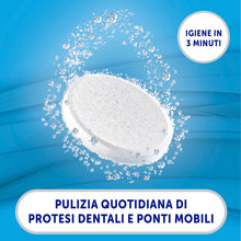 Carica l'immagine nel visualizzatore di Gallery, CARE for you MIODENT Compresse Effervescenti per Protesi Dentali – Igiene in 3 minuti, Rimozione dei Residui alimentari 