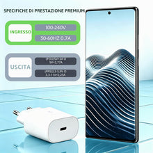 Carica l'immagine nel visualizzatore di Gallery, 25W Caricatore USB C Rapido Caricabatterie per Samsung Galaxy S26 S25 S24 S23 S22 S21 Plus/FE/Ultra,S20,A57 A56 A55 A54 