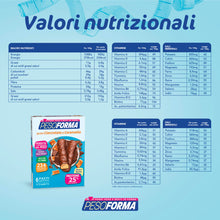 Carica l'immagine nel visualizzatore di Gallery, Pesoforma Barrette, 6 Pasti, Cioccolato al Caramello