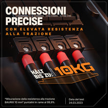 Carica l'immagine nel visualizzatore di Gallery, BAURIX ® Puntalini Elettrici Set 2000 Pezzi - Assortimento Capicorda Elettrici ordinati secondo le norme DIN - [0,5-10 m