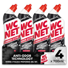 Carica l'immagine nel visualizzatore di Gallery, Wc Net – Carbon Active Anti-Odor, Detergente Liquido per WC con Carboni Attivi, Contrasta i Cattivi Odori del WC, 700ml 