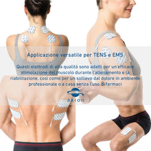 Carica l'immagine nel visualizzatore di Gallery, axion® 16 Elettrodi TENS EMS 5 misti | Connettore Pin da 2 mm