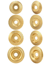Carica l'immagine nel visualizzatore di Gallery, QWORK® 4 pezzi Mola per legno, disco abrasivo in legno, diametro interno 22,2 mm per smerigliatrici angolari