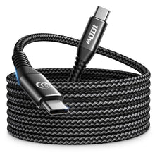 Carica l'immagine nel visualizzatore di Gallery, Cavo USB C USB C 3M 100W 5A Cavetto Ricarica Rapida PD USB Type-C Caricatore Carica Nylon Filo Caricabatterie USBC per i