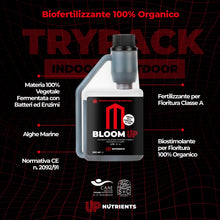 Carica l'immagine nel visualizzatore di Gallery, UP NUTRIENTS Trypack Fertilizzante Grow, Bloom &amp; Boost 250 ml | Concime 100% Organico per Interno &amp; Esterno | Radicazion