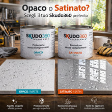 Carica l'immagine nel visualizzatore di Gallery, SKUDO360® – Vernice Protettiva Trasparente SATINATA Effetto Cera per Chalk Paint, Legno, Muro, Cemento, Pietra e Terraco