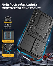 Carica l'immagine nel visualizzatore di Gallery, Lanhiem Cover per Samsung Galaxy A18/A17 4G 5G/A16/A26 5G, Antiurto, Nero