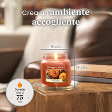 Carica l'immagine nel visualizzatore di Gallery, Yankee Candle Candela Profumata |Spiced Pumpkin Barattolo Medio | Candele a Lunga Durata: fino a 75 Ore | Regali Perfett