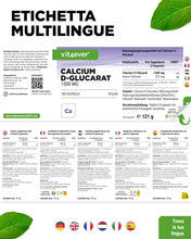 Carica l'immagine nel visualizzatore di Gallery, vit4ever Calcium-D-Glucarato 1500 mg - 180 Capsule