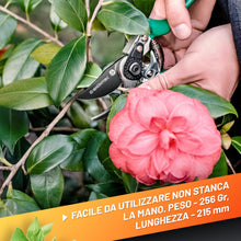 Carica l'immagine nel visualizzatore di Gallery, GRÜNTEK Forbici Cesoie da Potatura Giardino 215mm FALCO con Taglio Bypass
