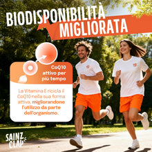 Carica l'immagine nel visualizzatore di Gallery, SainzClap® Integratore Coenzima Q10 300 mg con Vitamina E 25 mg 120 Capsule
