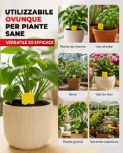Carica l'immagine nel visualizzatore di Gallery, PIC Trappola per Moscerini 60x – Carte Adesive Gialle per Piante da Interno