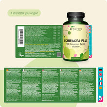 Carica l'immagine nel visualizzatore di Gallery, Echinacea Complex | con Vitamina C, Zinco, Reishi e Curcuma | per Sistema Immunitario | Senza Additivi e Certificato in 