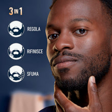 Carica l'immagine nel visualizzatore di Gallery, King C. Gillette Kit Regolabarba Uomo, Rasoio Elettrico con Accessori, Nero