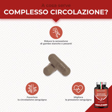 Carica l'immagine nel visualizzatore di Gallery, Complesso Circolazione | Gambe Gonfie e Pesanti | 90 Capsule | Nutrimea