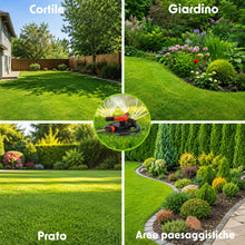 Carica l'immagine nel visualizzatore di Gallery, GARDENIX Irrigatore per prato girevole a 3 bracci, nero/arancione, connessione rapida Click-Lock, copertura fino a 85 m²