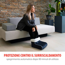 Carica l'immagine nel visualizzatore di Gallery, Alpina Scaldapiedi Elettrico - per la Cura Dei Piedi - Cuscino Lavabile - 3 Livelli di Calore - Grigio