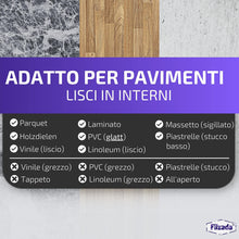 Carica l'immagine nel visualizzatore di Gallery, Filzada® 106x Feltrini per Sedie Rotondi e Quadrati Marrone - Autoadesivi
