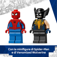 Carica l'immagine nel visualizzatore di Gallery, LEGO Marvel Auto di Spider-Man vs. Venomized Wolverine 76336