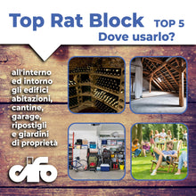 Carica l'immagine nel visualizzatore di Gallery, CIFO Veleno per Topi e Ratti, Esca Ratticida e Topicida in blocchi paraffinati, appetibile per ratto grigio e topolino d