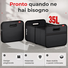 Carica l'immagine nel visualizzatore di Gallery, achilles Organizer Bagagliaio Auto Pieghevole - 35L XL Organizer Bagagliaio con Tasche Extra e Pareti Rinforzate - Organ