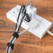 Carica l'immagine nel visualizzatore di Gallery, Amazon Basics Fascette stringicavo regolabili, per organizzare i cavi, 100 pezzi, Nero