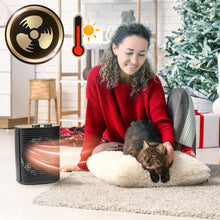 Carica l'immagine nel visualizzatore di Gallery, Duronic HV32 BK Stufetta Elettrica Termoventilatore 2000W Eco 1000W Nero