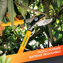 Carica l'immagine nel visualizzatore di Gallery, GRÜNTEK Cesoia Troncarami Potatura Professionale - Cesoie Potatura 47cm - Taglia Rami Grizzly. Forbici Giardinaggio Tagl