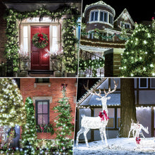 Carica l'immagine nel visualizzatore di Gallery, Uping Luci Natale Esterno Luci Albero di Natale Interno 300 LED 30M Catena Luminosa Bianco Freddo Lucine Decorazioni Nat