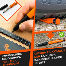 Carica l'immagine nel visualizzatore di Gallery, THORVALD Matita da costruzione PRO ESTENSIBILE [+ Impugnatura facile da scrivere] Matita meccanica per falegname fai-da-