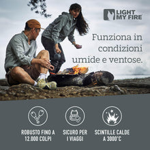 Carica l'immagine nel visualizzatore di Gallery, Light My Fire Acciarino per Fuoco Pietra Focaia Kit Sopravvivenza Militare