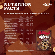 Carica l'immagine nel visualizzatore di Gallery, Kellogg's Extra Granola Cereali Cioccolato e Nocciole 375g