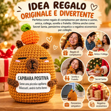 Carica l'immagine nel visualizzatore di Gallery, EQUIK PRODUCTS Capibara Positiva – Regalo Originale e Divertente per Donna o Uomo | Idea Regalo Compleanno Amica, Colleg