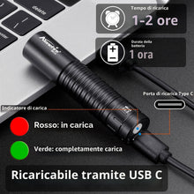 Carica l'immagine nel visualizzatore di Gallery, Alonefire SV114 Torcia UV LED Piccolo Professionale 365nm USB C Ricaricabile Mini Lampada Ultravioletti per Resina, Pesc