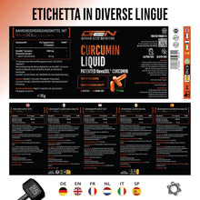 Carica l'immagine nel visualizzatore di Gallery, GEN GERMAN ELITE NUTRITION Curcuma NovaSol® - 120 Capsule liquide - Vegan