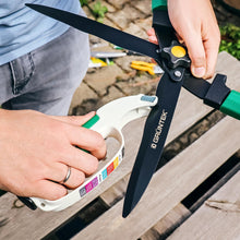 Carica l'immagine nel visualizzatore di Gallery, GRÜNTEK Affilatore Affilacoltelli Professionali per Cesoie da Giardino, Scalpelli, Forbici e Coltelli da cucina e Sartor