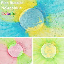 Carica l'immagine nel visualizzatore di Gallery, Bombe da Bagno, DUAIU Bombe da Bagno Profumate per Bambini, 14 x da Bagno Set Regalo con Olio Essenziale per Donna, la F