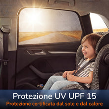 Carica l'immagine nel visualizzatore di Gallery, Upgrade4cars 4 x Tendine Parasole Auto Bambini UPF 15 Anti UV Accessori