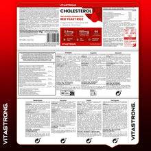 Carica l'immagine nel visualizzatore di Gallery, Riso Rosso Fermentato Colesterolo Vitastrong, 2,9 mg di Monacolina K, Integratori Colesterolo con CoQ10, Caigua, γ-Oryza