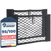 Carica l'immagine nel visualizzatore di Gallery, Upgrade4cars Rete Bagagliaio Auto con Velcro 2 Pezzi 40 x 25 cm Accessori