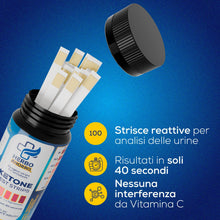 Carica l'immagine nel visualizzatore di Gallery, Strisce per la misurazione dei chetoni nelle urine – Chetosi, dieta Keto, misurazione precisa dei chetoni, dieta chetoge