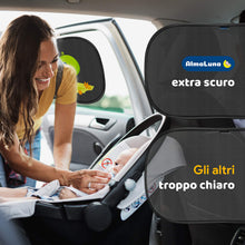 Carica l'immagine nel visualizzatore di Gallery, Tendine Parasole Auto Bambini - Protezione Solare 99% Dai Raggi UV - 2 Pezzi 51x31 cm 80g/m2 - Accessori Macchina Per In