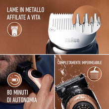 Carica l'immagine nel visualizzatore di Gallery, King C. Gillette Rasoio Elettrico Barba Pro, Regolabarba Uomo, Selettore di Precisione, Cura Barba Uomo, 40 Impostazioni
