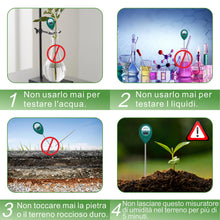 Carica l'immagine nel visualizzatore di Gallery, XLUX Misuratore Umidità Suolo con Sonda Lunga per Piante, Senza Pile