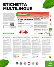 Carica l'immagine nel visualizzatore di Gallery, vit4ever Astaxantina 12 mg AstaGuard® - 90 Capsule Vegane