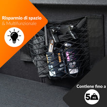 Carica l'immagine nel visualizzatore di Gallery, Upgrade4cars Rete Bagagliaio Auto con Velcro 4 Pezzi 40 x 25 cm Accessori