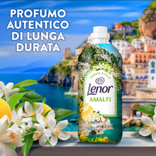 Carica l'immagine nel visualizzatore di Gallery, Lenor Ammorbidente Lavatrice Concentrato Essenze d’Italia,216 Lavaggi (27x8), Amalfi, Note Di Limone e Mughetto, Profumo