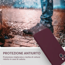 Carica l'immagine nel visualizzatore di Gallery, SURPHY Cover per iPhone 13 con Vetro Temperato (6,1"),Prugna