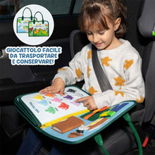Carica l'immagine nel visualizzatore di Gallery, BONNYCO Montessori Busy Board di Feltro Giochi Montessori Didattici, Pannello Sensoriale Bambini Montessori Board Valigetta Montessori | Giochi Bambini Bimba Bimbo Regalo Bambino Compleanno Natale